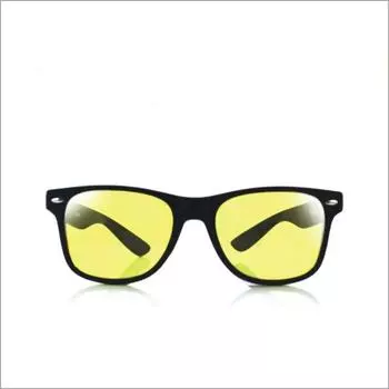 Унисекс квадратные желтые линзы, очки ночного видения, очки для вождения, мужские и женские ветрозащитные очки для вождения