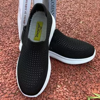 Унисекс Летние Новые Дышащие и Удобные Кроссовки для Ходьбы для Среднего и Пожилого Возраста, Повседневная Спортивная Обувь с Верхней частью из Легкой Сетки 38