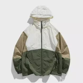 Унисекс летняя куртка Ice Silk UV Protection - стильная, легкая и дышащая M зелёный