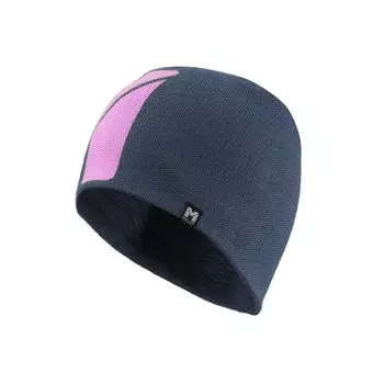 Unisex Logo Beanie MIV7589 Dark Violet F [Millet] Denim/Vibrant (NEW LOGO)