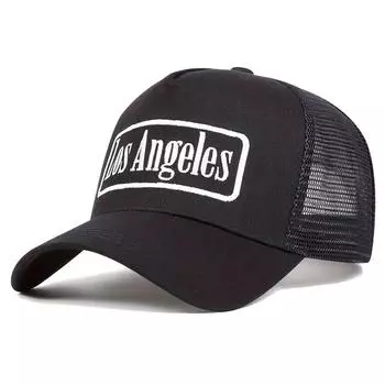 Унисекс Лос-Анджелес Принт Бейсбольная Сетка Кепки Весна И Лето Открытый Регулируемые Повседневные Кепки Солнцезащитная Кепка