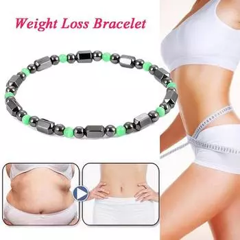 Унисекс магнитотерапия гематитовый браслет для похудения ювелирные изделия