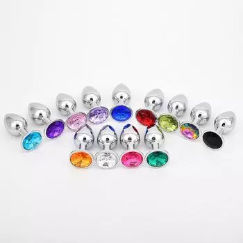 Унисекс металлический анальный расширитель для пар - игрушка для взрослых SM Small size 1.8