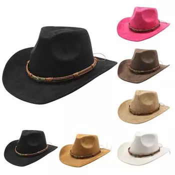 Унисекс Минималистский шерстяной цилиндр Jazz Hat One Size чёрный