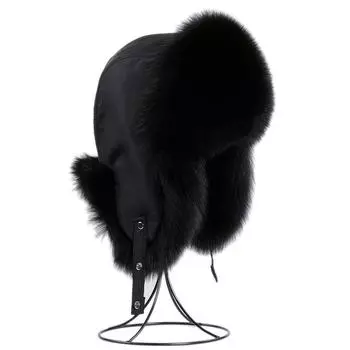 Унисекс мода женские мужские зимние 100% натуральный мех енота лисы шапки русские шапки лыжи охота бомберы шапки Adjustable