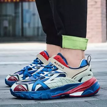 Унисекс модная обувь для пар ретро кроссовки для папы 36 белый