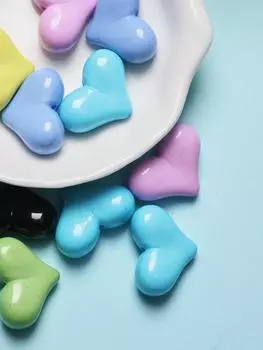 Унисекс модные большие акриловые бусины-разделители 17 мм * 22 мм ярких цветов DIY аксессуары ручной работы свободные фурнитура для изготовления ювелирных изделий для изготовления ювелирных изделий 10 шт. 10Pcs разноцветный