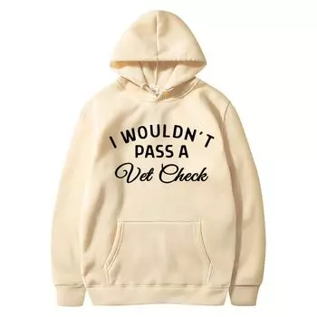 Унисекс модный повседневный свободный плюшевый пуловер с длинными рукавами и круглым вырезом с капюшоном из веревки L бежевый