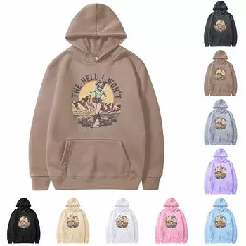 Унисекс модный повседневный свободный плюшевый пуловер с длинными рукавами и круглым вырезом с капюшоном из веревки XXL чёрный