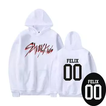 Унисекс модный повседневный свободный плюшевый пуловер с длинными рукавами и круглым вырезом с капюшоном из веревки L чёрный