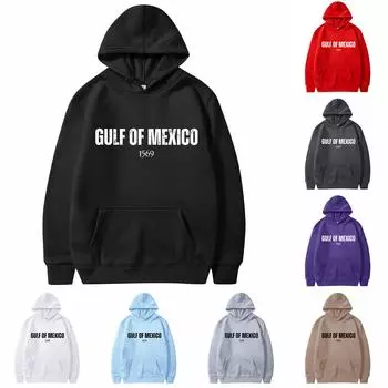 Унисекс модный повседневный свободный плюшевый пуловер с длинными рукавами и круглым вырезом с капюшоном из веревки L чёрный