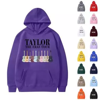 Унисекс модный повседневный свободный свитер с длинными рукавами и принтом L бежевый