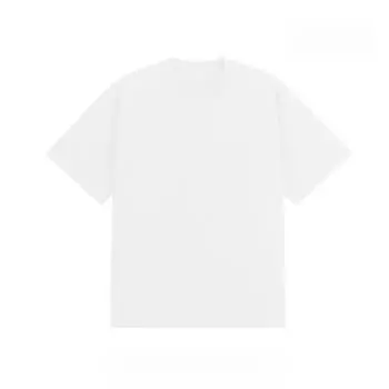 Унисекс Мягкая Дышащая Свободная Повседневная Футболка - Круглый Вырез, Короткий Рукав, Машинная Стирка Летняя Одежда для Отдыха на Пляже, Моющаяся Классический Универсальный Стиль S белый