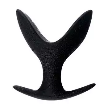 Унисекс Мягкий Силиконовый Водонепроницаемый V-образный Анальная Пробка Фаллоимитатор Массажер Простаты S