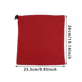 Унисекс Мужчины Женщины Термальный теплый флисовый шарф-снуд, теплая шапка-бини, лыжная балаклава One Size красный