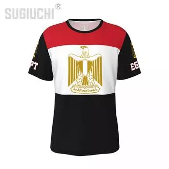 Футболка унисекс нация Египетский флаг египетские футболки майка для мужчин женщин футбольные болельщики подарки индивидуальная одежда футболка S