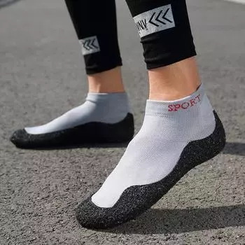 Унисекс носки обувь легкие босиком кроссовки высокие эластичные кроссовки для плавания для мужчин дышащие кроссовки пляжная обувь для мужчин 36 серый