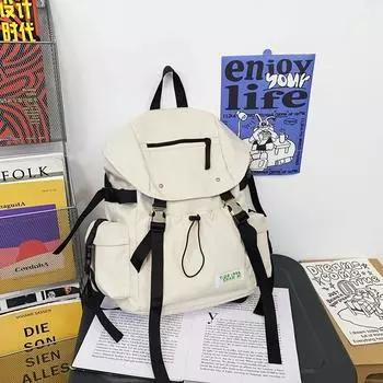 Unisex Nylon Fashion Travel Backpack With Multiple Compartments For Daily Use