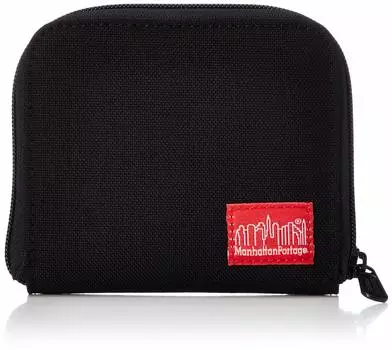 Unisex Nylon Genuine Product Wallet Corner Wallet Black [Manhattan Portage] [Official]