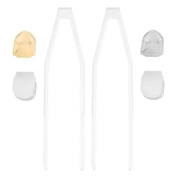 Унисекс одинарный хип-хоп вставной зуб Хэллоуин фестиваль украшения зубов скобка костюм аксессуар Gold