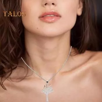 Унисекс ожерелье кулон Древо жизни чистый цвет титановая сталь полированная индивидуальная женское мужское шейное украшение клубное вечернее ожерелье серебряный