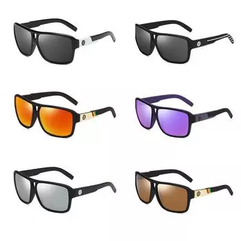 Унисекс поляризованные мужские и женские модные солнцезащитные очки ретро вождение езда оправа солнцезащитные очки квадратные аксессуары синий