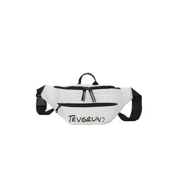 Унисекс поясная сумка модная сумка через плечо креативная нагрудная сумка с надписью японская повседневная сумка-мессенджер белый