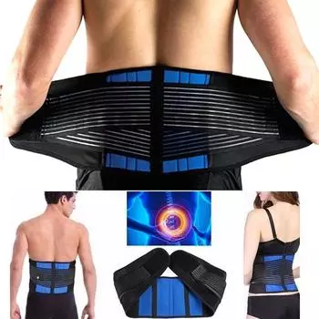 Унисекс поясничная поддержка поддержка талии спортивный пояс M