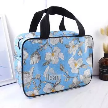 Унисекс Портативная Большая Вместительная Дорожная Сумка Для Туалетных Принадлежностей и Косметики розовый