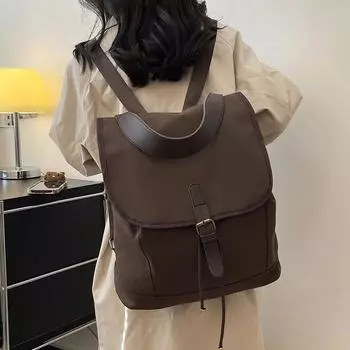 Унисекс повседневные нейлоновые рюкзаки прочные модные накидки изогнутые ручки новые сумки рюкзаки большой вместимости