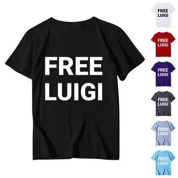 Унисекс Повседневный свободный принтованный свитер с круглым вырезом и коротким рукавом L чёрный