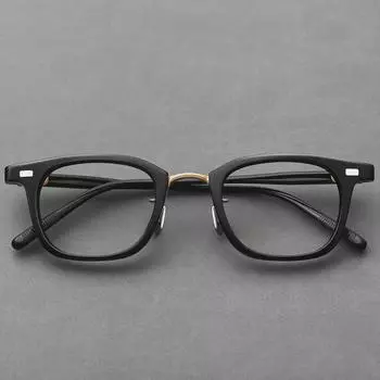Унисекс японская ретро квадратная оправа для очков для близорукости ручной работы 7285/567