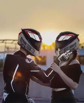 Унисекс ретро-шлем для мотоцикла с полным покрытием – всесезонное тепло и безопасность для городских и электромобилей L