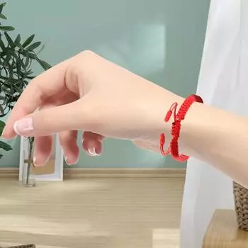 Унисекс ручная веревка регулируемая ручная работа плетеная однотонная толстая не ломающаяся легкая штабелируемая чёрный