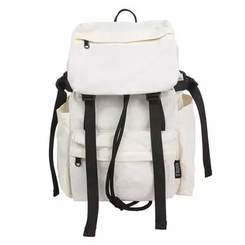 Унисекс рюкзак большой емкости для поездок на работу, легкий спортивный рюкзак для отдыха на природе бежевый