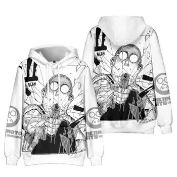 Унисекс SAKAMOTO DAYS Hoodie Tie Dye Sweatshirt Anime Printed Streetwear Hoodies for Couples Men Women XS