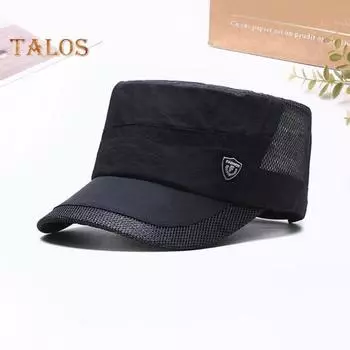 Унисекс Шляпа от солнца Полая сетка Регулируемый солнцезащитный козырек Анти-УФ Дышащий Быстросохнущий Конский хвост Отверстие Сплошной цвет На открытом воздухе Кемпинг Садоводство Рыбалка Путешествия хаки