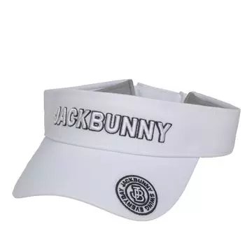 Унисекс солнцезащитная шляпа Golf x Black FR [Jack Bunny] (Логотип бренда/размер регулируется) / / 262-4187307 030_Белый