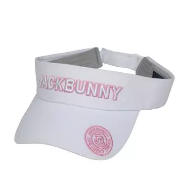 Унисекс солнцезащитная шляпа Golf x Pink FR [Jack Bunny] (Логотип бренда/размер регулируется) / / 262-4187307 031_Белый