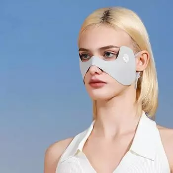 Унисекс солнцезащитный анти-УФ шарф для лица Ice Silk маска для лица спортивная маска розовый