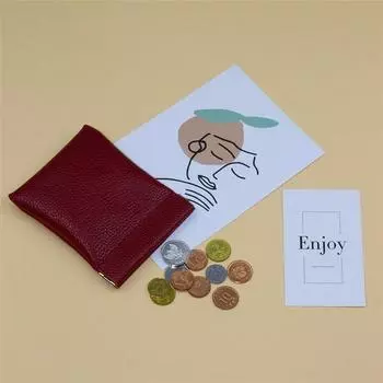 Унисекс сумка для карт, кошелек с пряжкой, многоцветный кошелек, сумка для монет 8*10cm