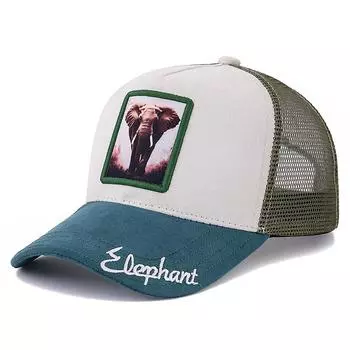 Unisex Summer Animal Trucker Hat Kangaroo Pattern Patch Design Suede Baseball Cap Streetwear Cap For Men Women 56cm-60cm