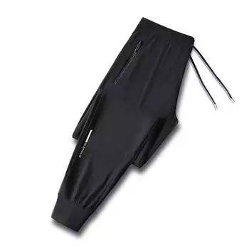 Unisex Summer Ice Silk Quick-Dry Cuffed Sports Pants - 2023 5XL