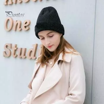 Унисекс светоотражающая трикотажная ветрозащитная высокоэластичная складчатая кепка-купол в стиле хип-хоп для ночных пробежек предупреждающая зимняя теплая шапка коричневый