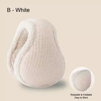 Унисекс теплые флисовые наушники мягкие пушистые утеплители для ушей в холодную погоду зимние утеплители для ушей регулируемые наушники-вкладыши