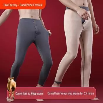 Унисекс теплые зимние плюшевые леггинсы из верблюжьей шерсти - защита от холода, осенние штаны большого размера XXL фиолетовый