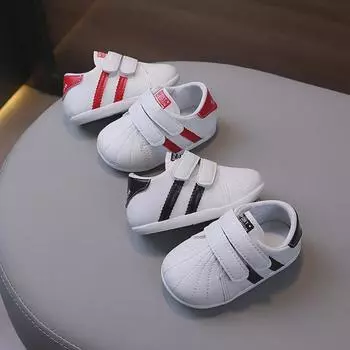 Unisex Toddler Shoes: White, Soft Non-Slip Soles, Perfect for Spring & Autumn, Ages 1-2 One set (5 pairs)