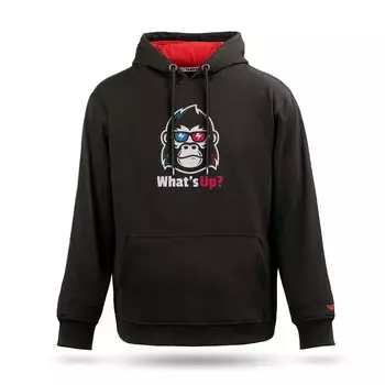 Унисекс Толстовка и толстовка с принтом What s Up Monkey Design, толстовка с капюшоном и принтом обезьяны, пуловер, повседневная толстовка, спортивная толстовка