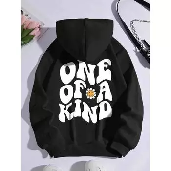 Унисекс толстовка с капюшоном модный тренд женщины мужчины повседневный комфортный пуловер с капюшоном уличная толстовка повседневная рубашка с крупным буквенным принтом стиль S