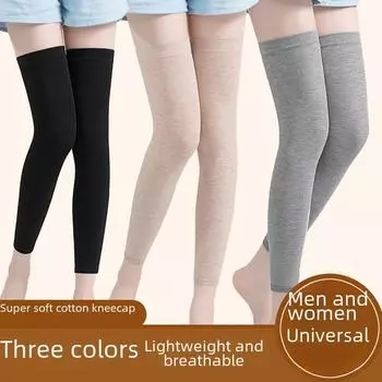 Унисекс тонкие летние наколенники для занятий спортом и холодных ног One Size (176-352 lbs)